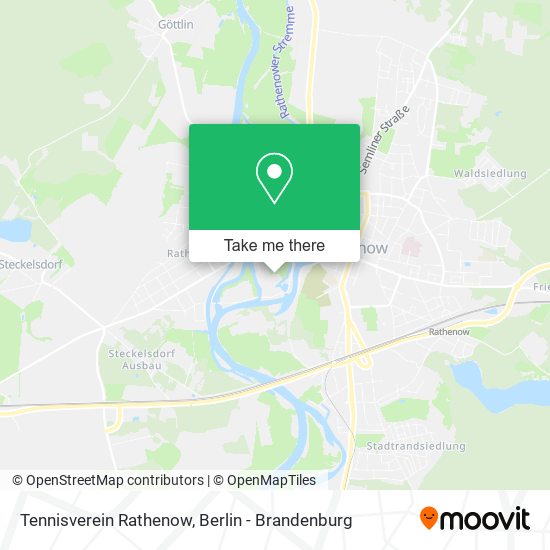 Tennisverein Rathenow map