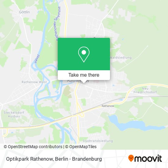 Optikpark Rathenow map