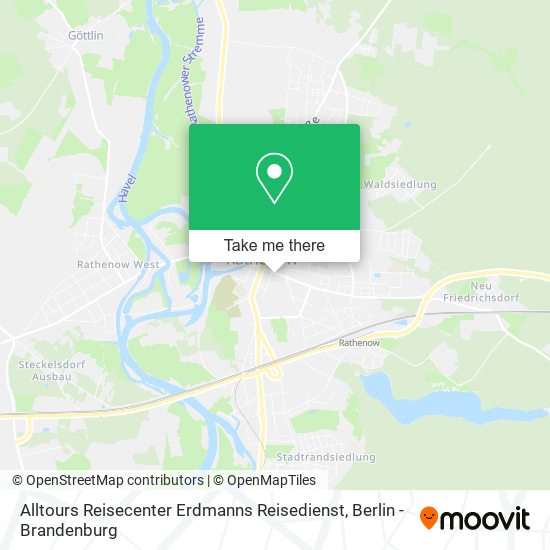 Alltours Reisecenter Erdmanns Reisedienst map