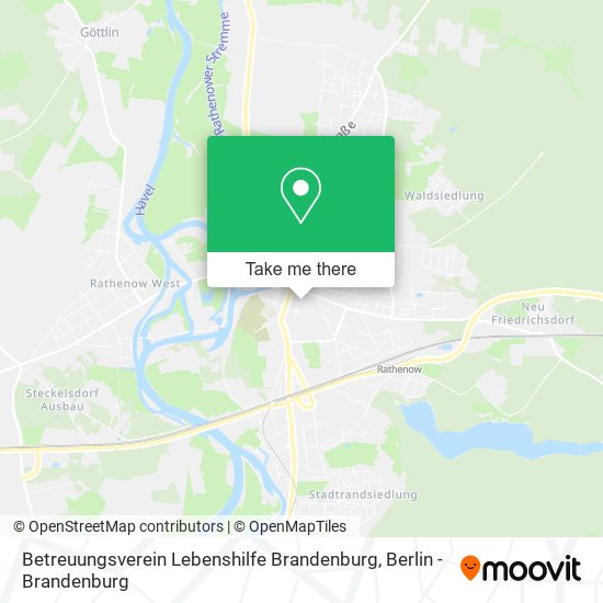Betreuungsverein Lebenshilfe Brandenburg map