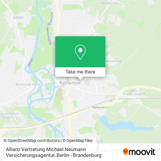 Карта Allianz Vertretung Michael Neumann Versicherungsagentur