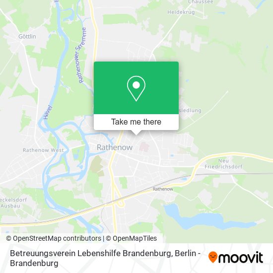 Карта Betreuungsverein Lebenshilfe Brandenburg