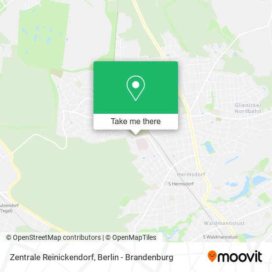 Zentrale Reinickendorf map