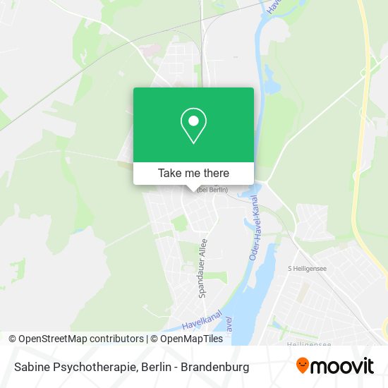 Карта Sabine Psychotherapie