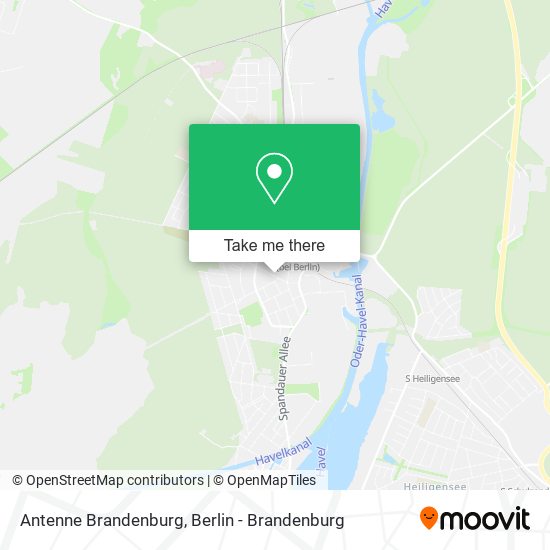 Antenne Brandenburg map