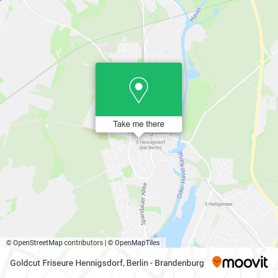 Goldcut Friseure Hennigsdorf map