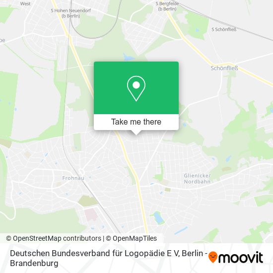 Deutschen Bundesverband für Logopädie E V map