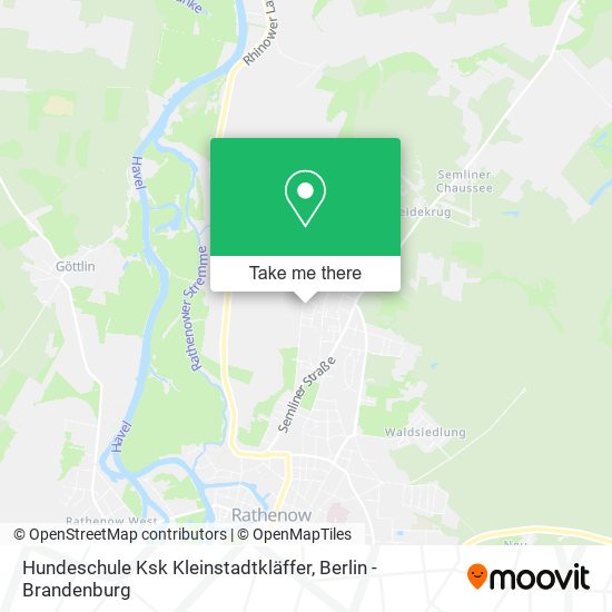 Карта Hundeschule Ksk Kleinstadtkläffer