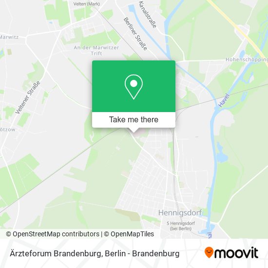 Ärzteforum Brandenburg map