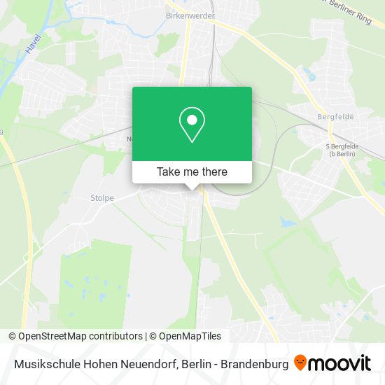 Musikschule Hohen Neuendorf map