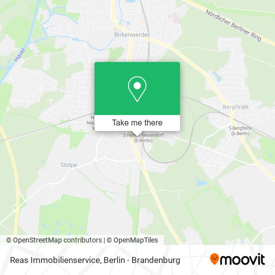 Reas Immobilienservice map