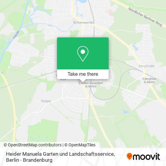 Карта Heider Manuela Garten und Landschaftsservice