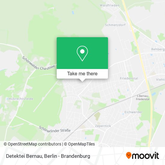 Карта Detektei Bernau