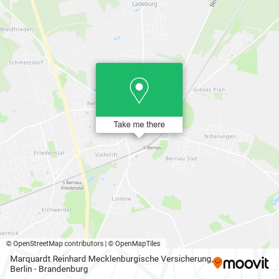 Marquardt Reinhard Mecklenburgische Versicherung map