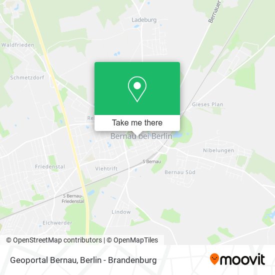 Geoportal Bernau map