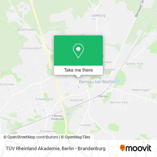 TÜV Rheinland Akademie map