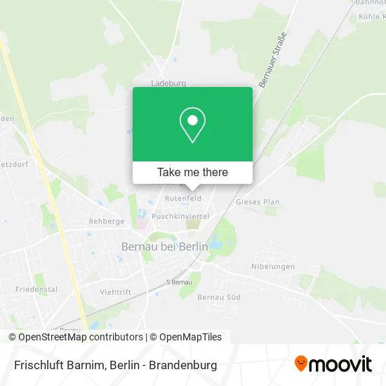 Карта Frischluft Barnim