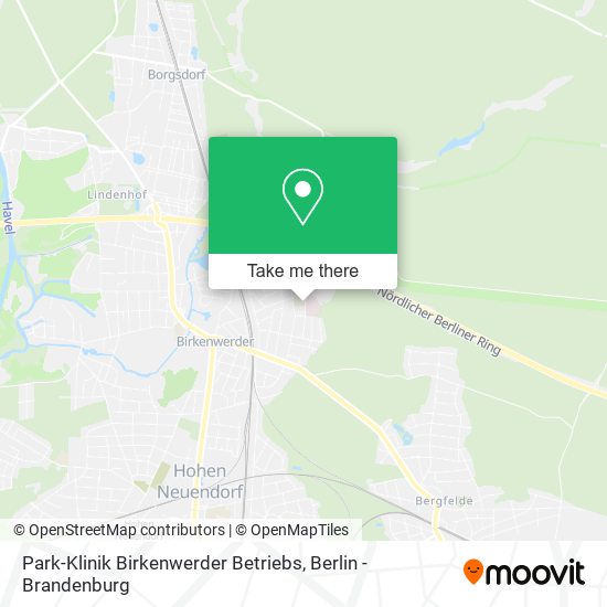 Park-Klinik Birkenwerder Betriebs map