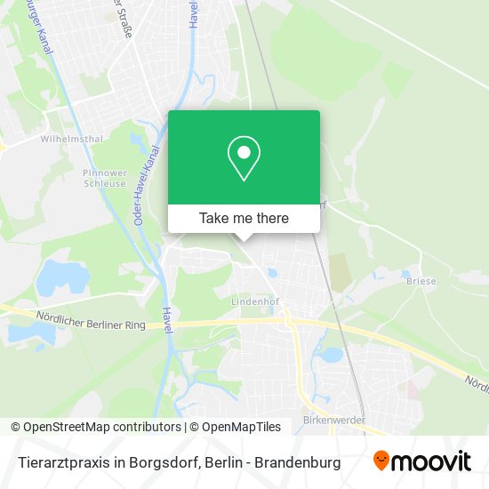 Карта Tierarztpraxis in Borgsdorf