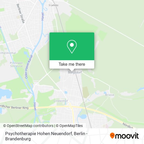 Psychotherapie Hohen Neuendorf map