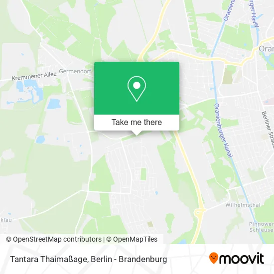 Карта Tantara Thaimaßage