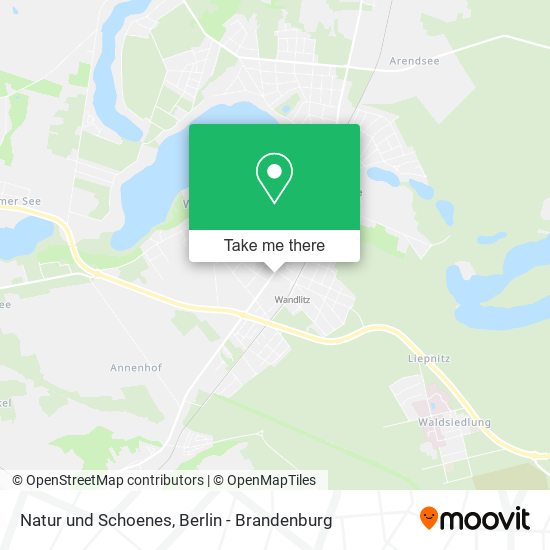 Natur und Schoenes map