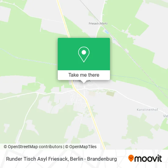 Карта Runder Tisch Asyl Friesack