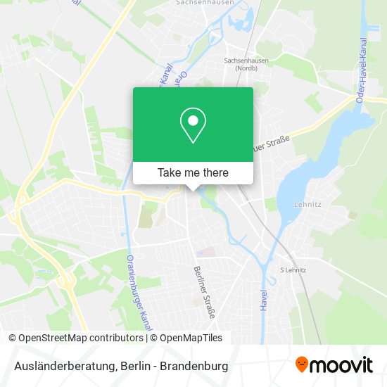 Ausländerberatung map