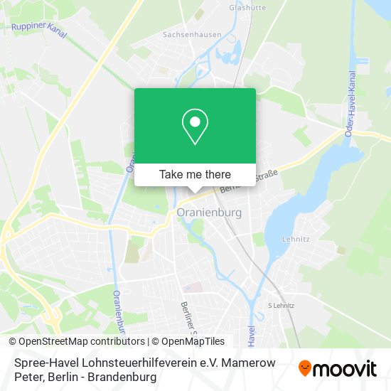 Spree-Havel Lohnsteuerhilfeverein e.V. Mamerow Peter map
