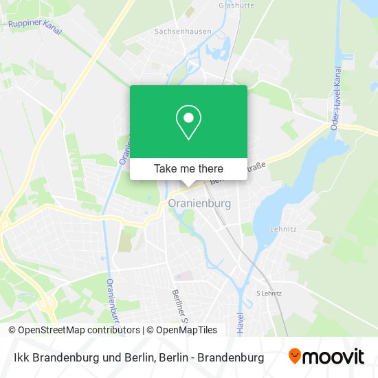 Ikk Brandenburg und Berlin map