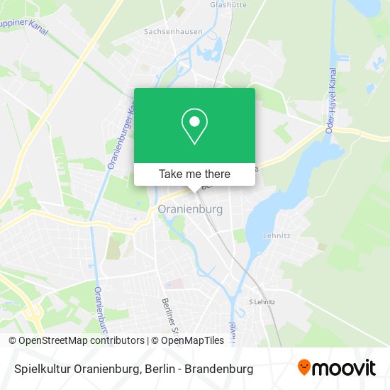 Карта Spielkultur Oranienburg