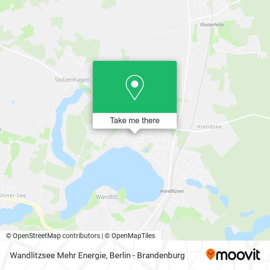 Карта Wandlitzsee Mehr Energie