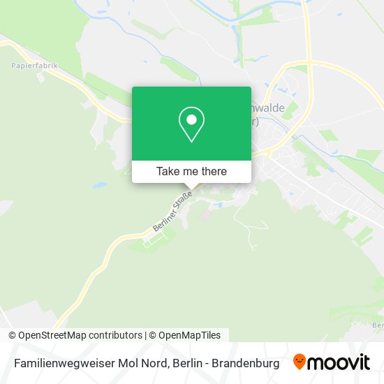 Карта Familienwegweiser Mol Nord