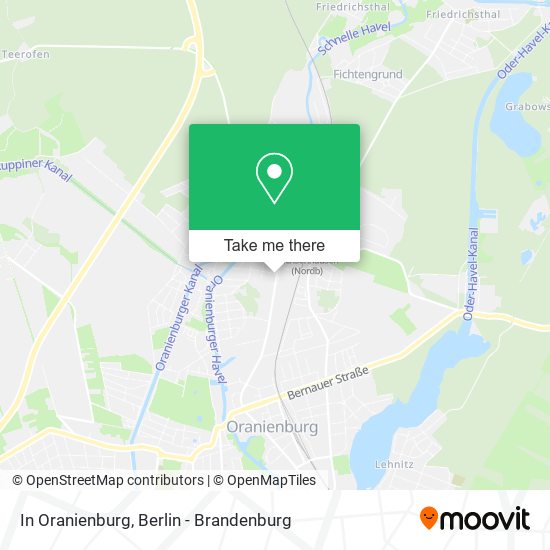 In Oranienburg map