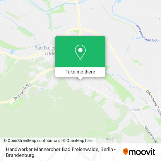 Handwerker Männerchor Bad Freienwalde map