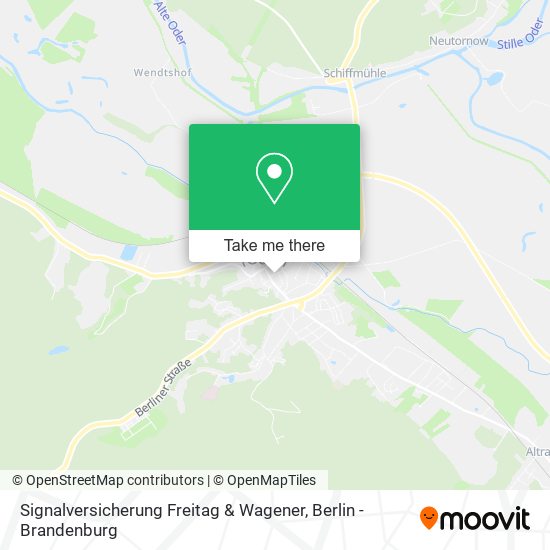Карта Signalversicherung Freitag & Wagener