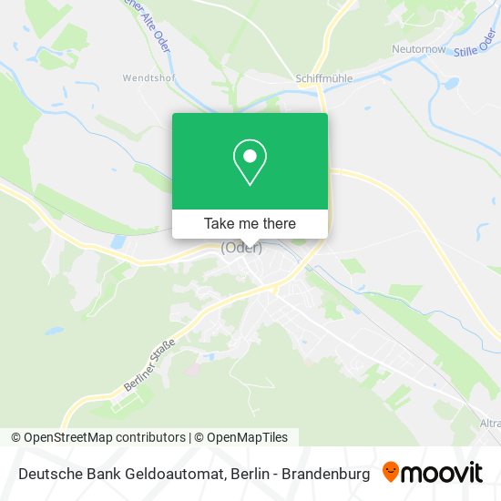 Карта Deutsche Bank Geldoautomat