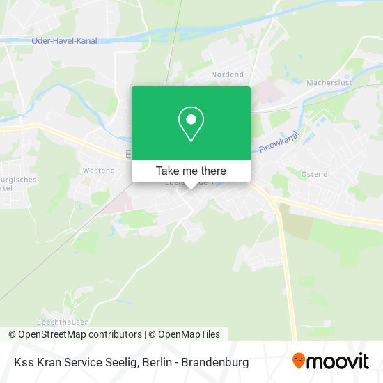 Kss Kran Service Seelig map