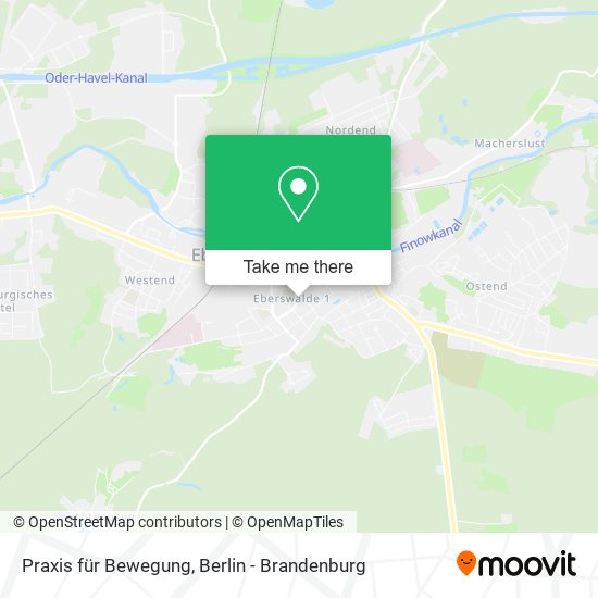 Praxis für Bewegung map