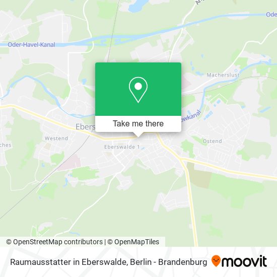 Raumausstatter in Eberswalde map