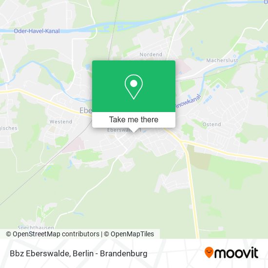 Bbz Eberswalde map