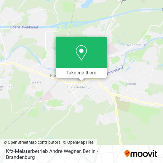 Kfz-Meisterbetrieb Andre Wegner map