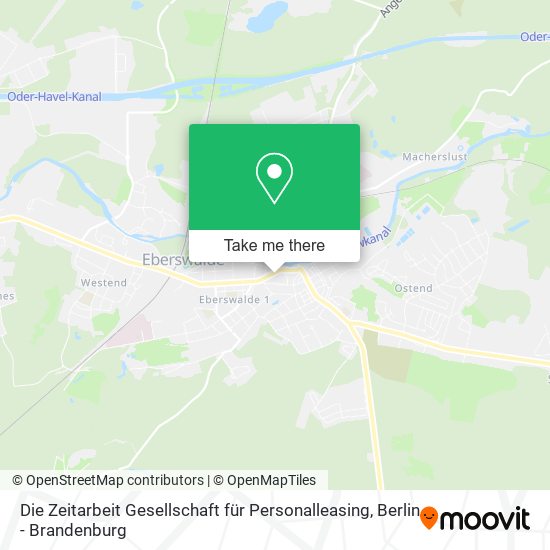 Die Zeitarbeit Gesellschaft für Personalleasing map