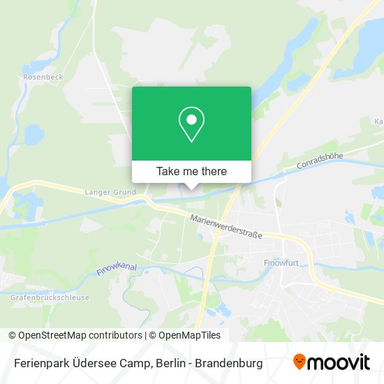 Ferienpark Üdersee Camp map