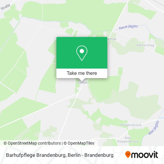 Barhufpflege Brandenburg map