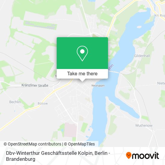 Карта Dbv-Winterthur Geschäftsstelle Kolpin