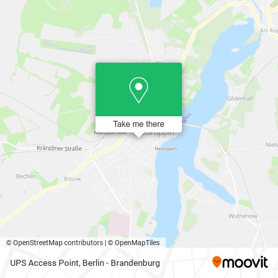 UPS Access Point map