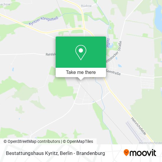 Bestattungshaus Kyritz map