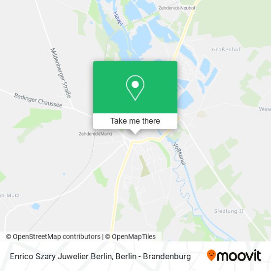 Карта Enrico Szary Juwelier Berlin