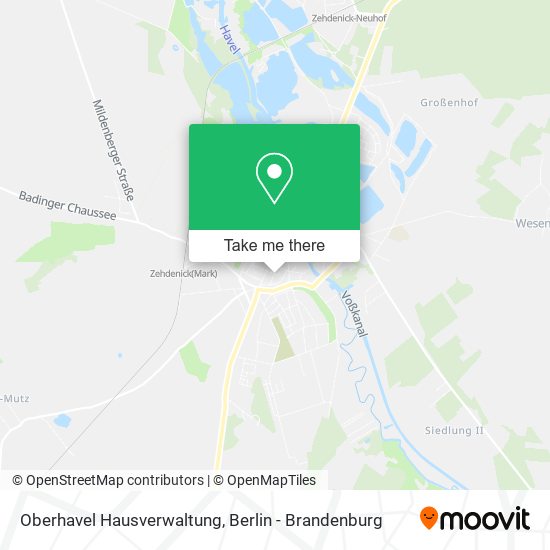 Oberhavel Hausverwaltung map